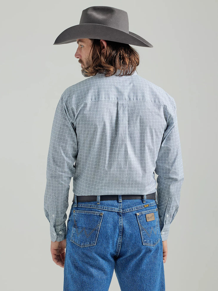 WRANGLER GEORGE STRAIGHT BUTTON UP - GREY
