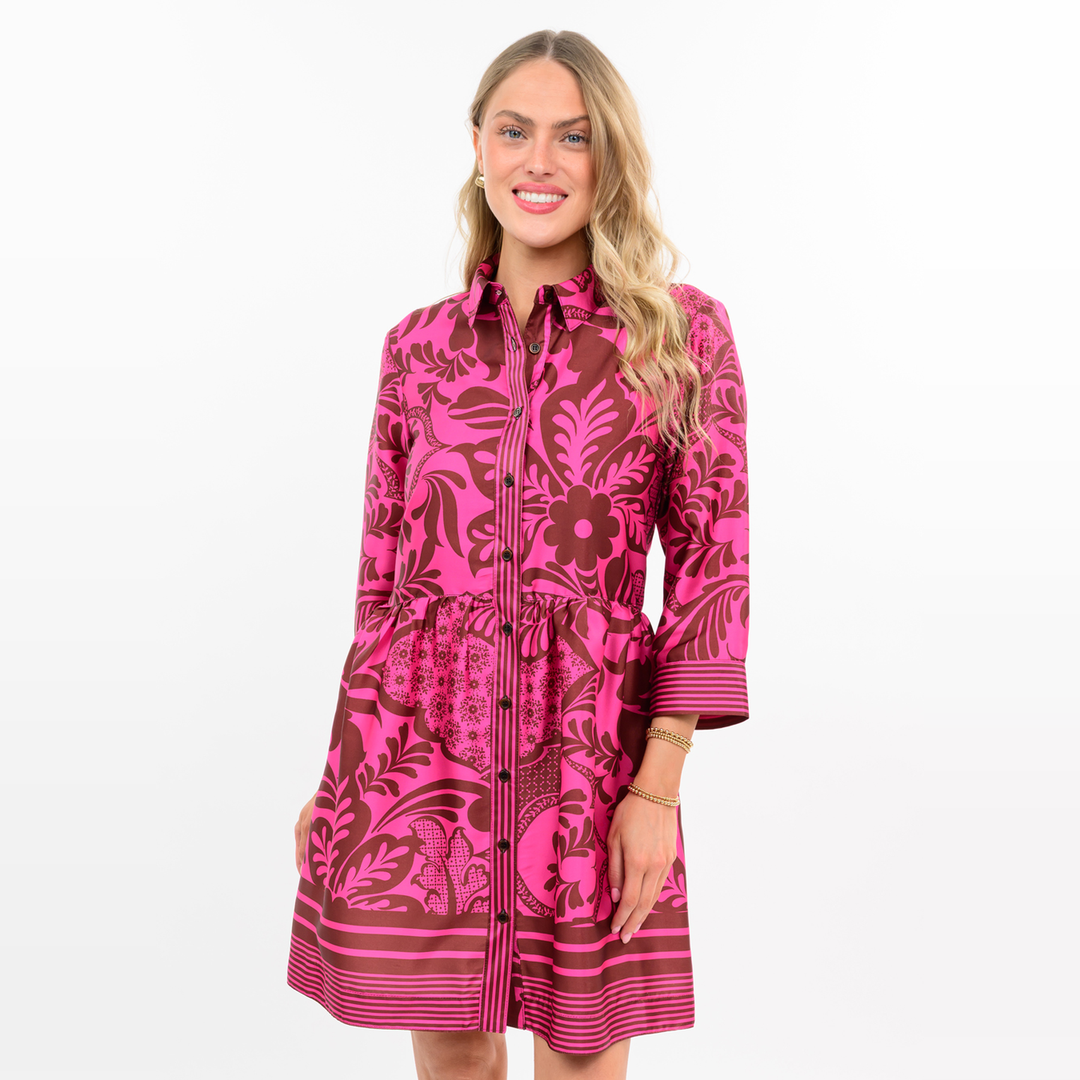 Ivy Jane Border Stripe Dress_IVY JANE_73726