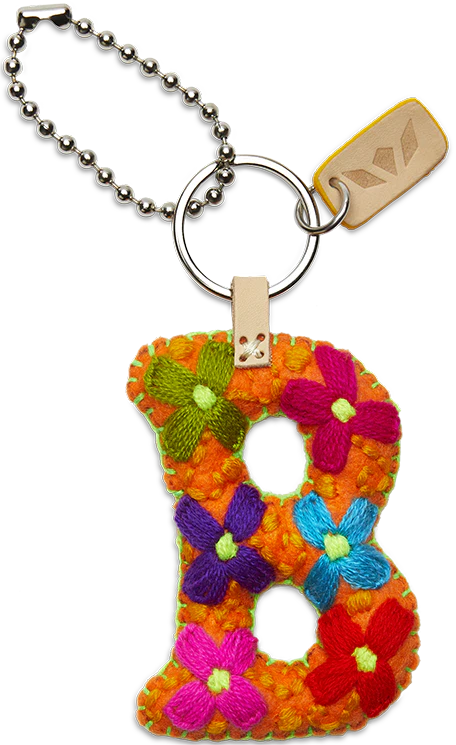 Consuela Orange Felt Alphabet Charms