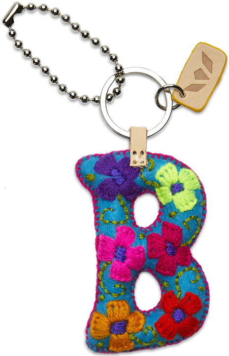 Consuela Turquoise Felt Alphabet Charms