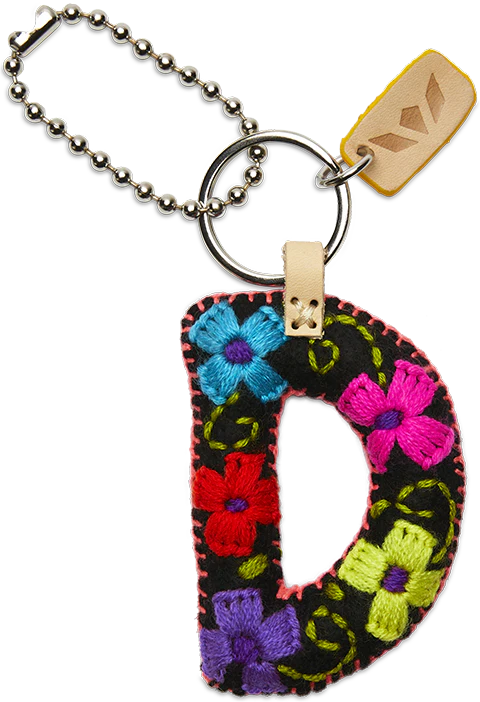 Consuela Black Felt Alphabet Charms