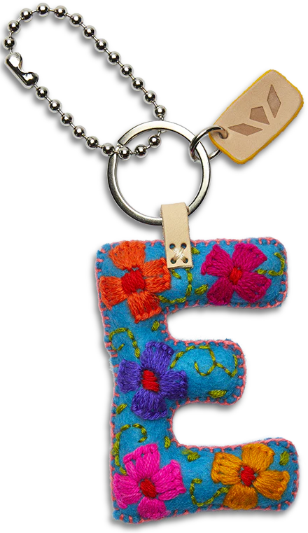 Consuela Turquoise Felt Alphabet Charms