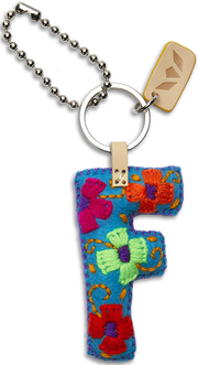 Consuela Turquoise Felt Alphabet Charms