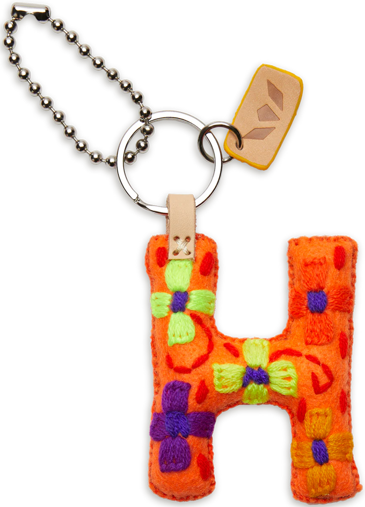 Consuela Orange Felt Alphabet Charms