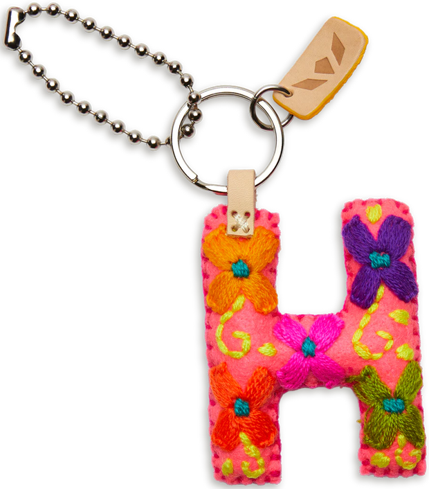 Consuela Pink Felt Alphabet Charms