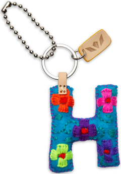 Turquoise Felt H