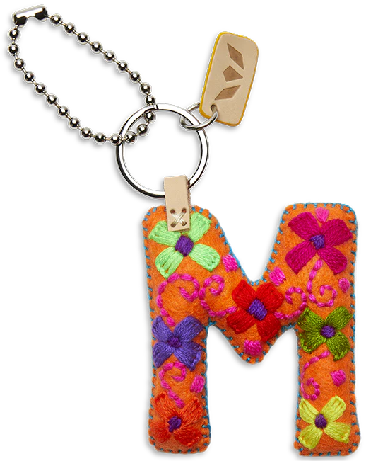 Consuela Orange Felt Alphabet Charms