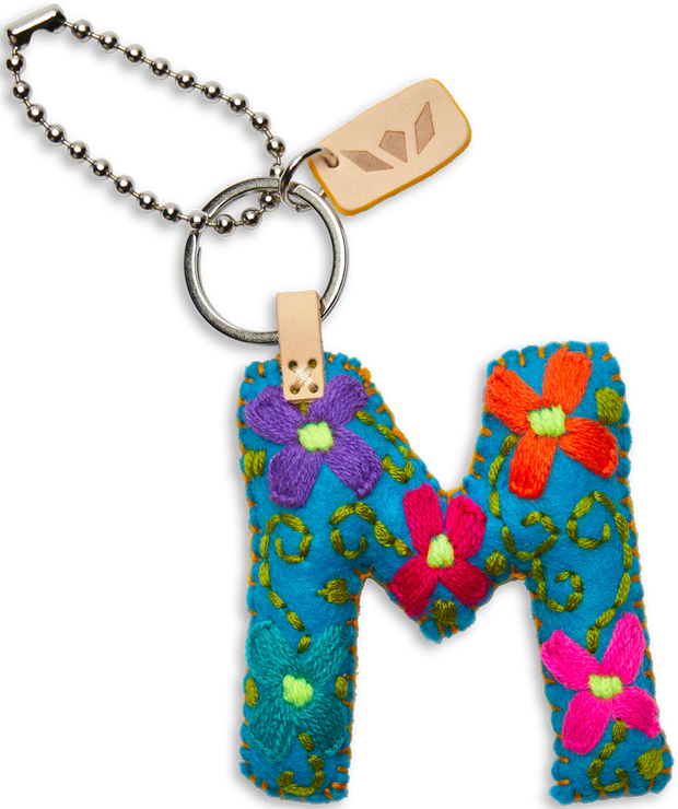 Consuela Turquoise Felt Alphabet Charms