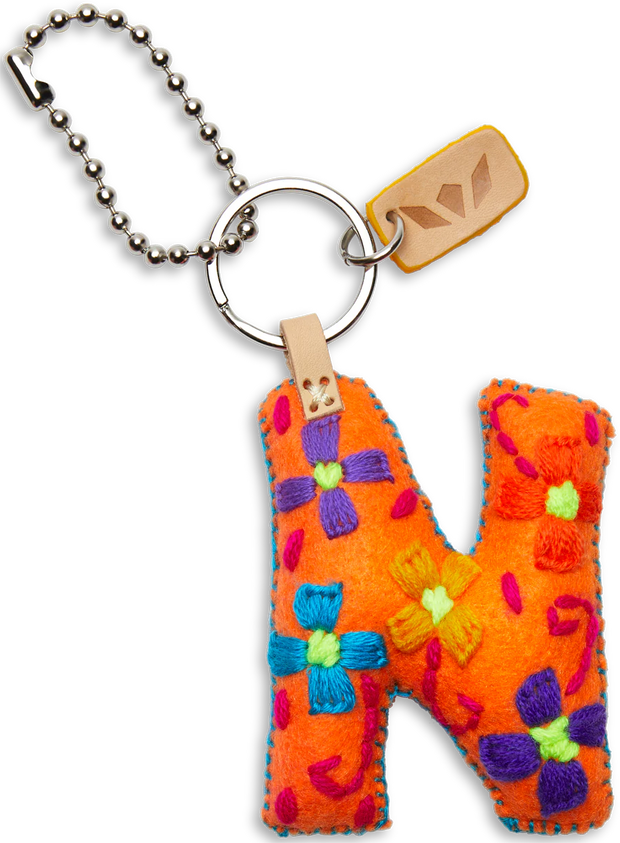 Consuela Orange Felt Alphabet Charms