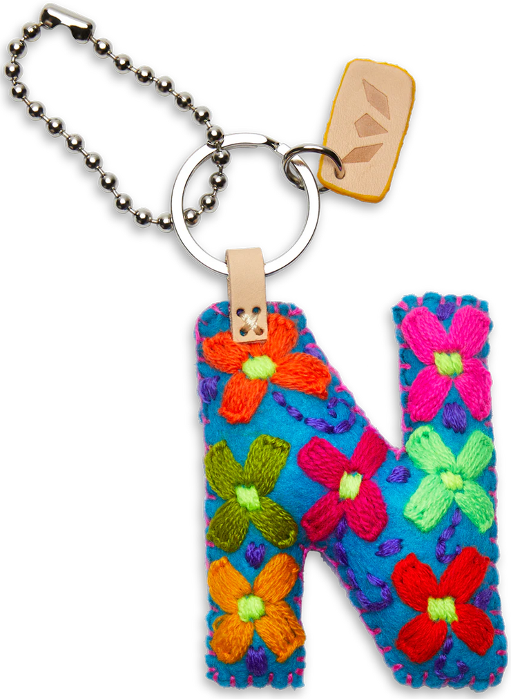 Consuela Turquoise Felt Alphabet Charms