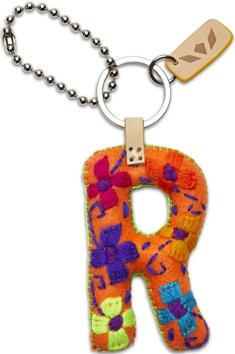 Consuela Orange Felt Alphabet Charms