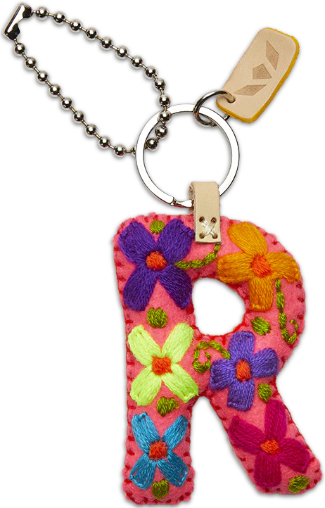 Consuela Pink Felt Alphabet Charms