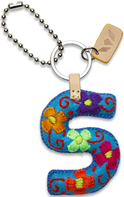 Consuela Turquoise Felt Alphabet Charms