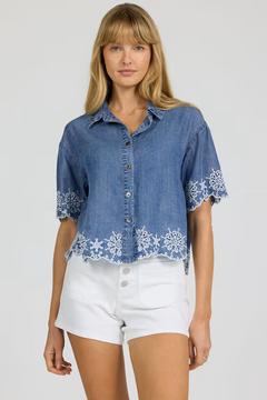 Tencel Embroidered
