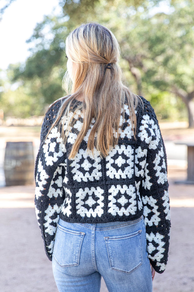Elan Embroidered Knit Sweater