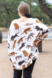 Mud Pie Big Cat Sweater