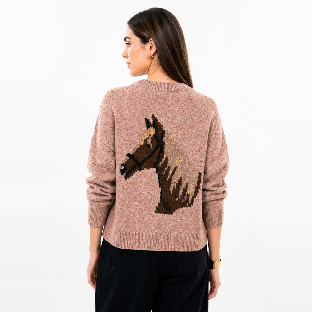 Ivy Jane Horse and Horseshoe Sweater_IVY JANE_930065