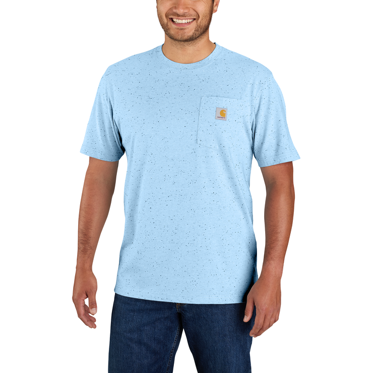 Blue T-Shirt With Pocket