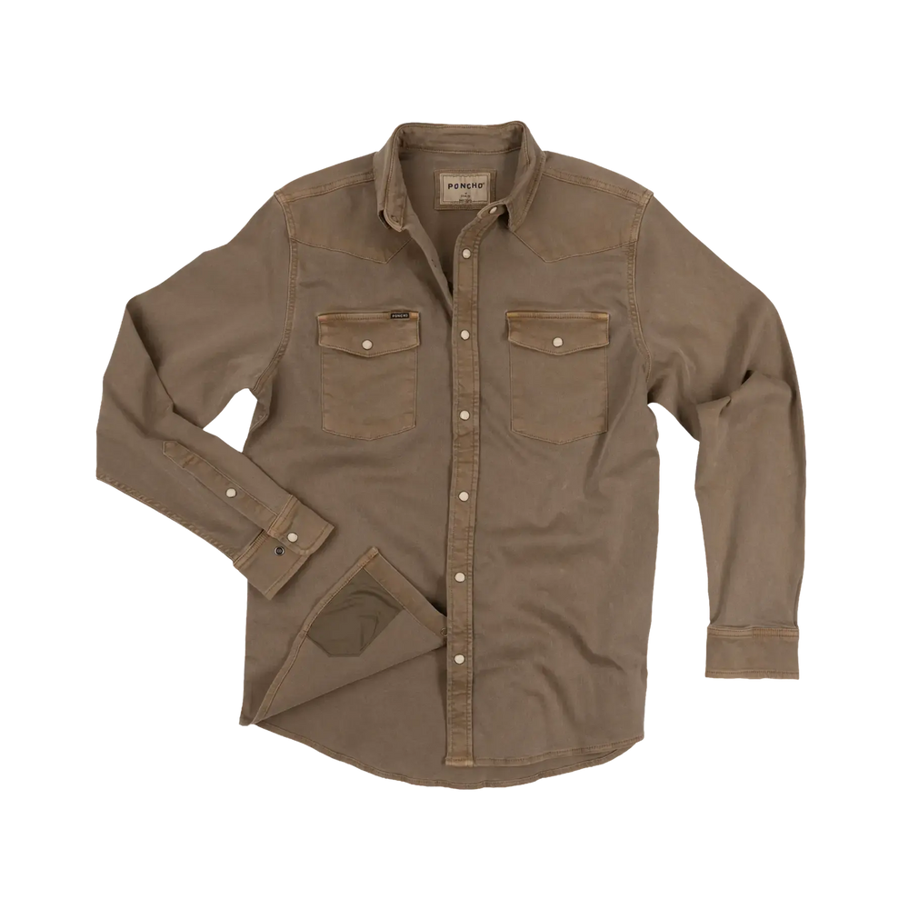 The Cotulla Performance Denim Shirt_Poncho Outdoor_SH-CP-WS-LS-6206